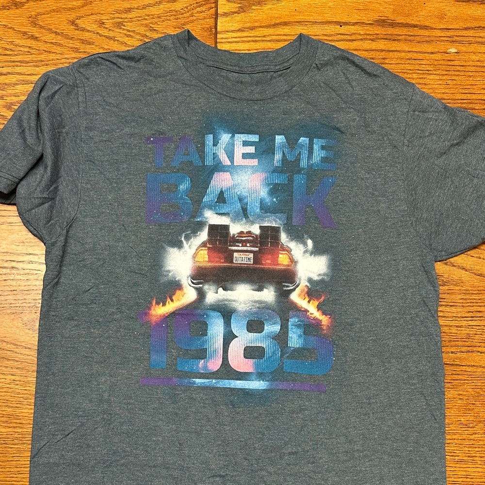 Gray Graphic Tee - Take Me Back 1985